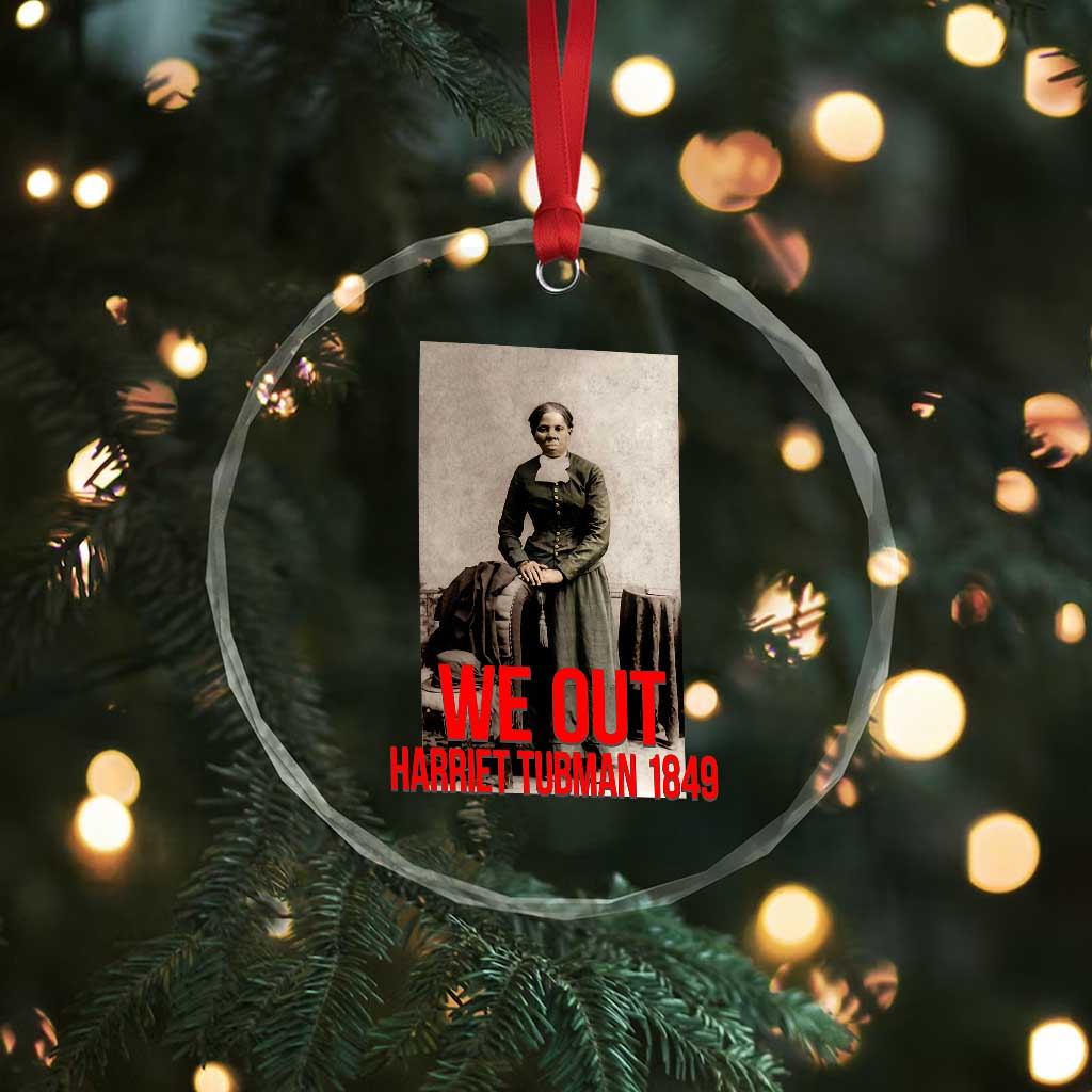 Harriet Tubman Quote Crystal Glass Ornament Black Woman History TS14 Print Your Wear