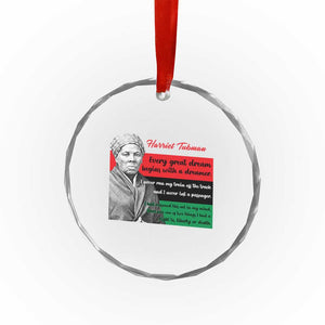 Harriet Tubman Quote Crystal Glass Ornament Pan African Flag Black History TS12 Print Your Wear