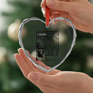 Harriet Tubman Quote Heart Crystal Glass Ornament Black Woman History Activist TS14 Print Your Wear