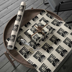 Harriet Tubman Quote Wrapping Paper Roll Black History Month TS14 Beige Print Your Wear