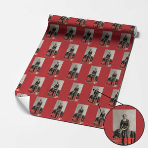 Harriet Tubman Quote Wrapping Paper Roll Black Woman History TS14 Red Print Your Wear