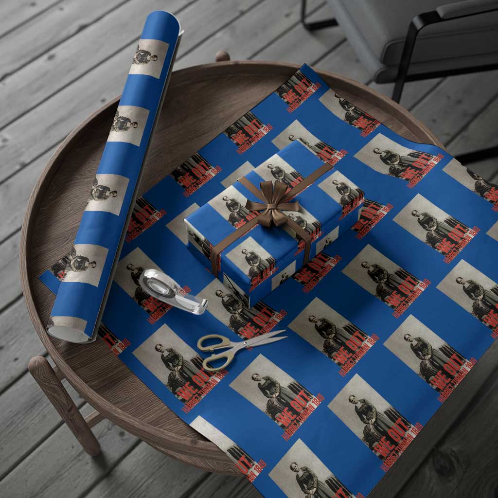 Harriet Tubman Quote Wrapping Paper Roll Black Woman History TS14 Blue Print Your Wear