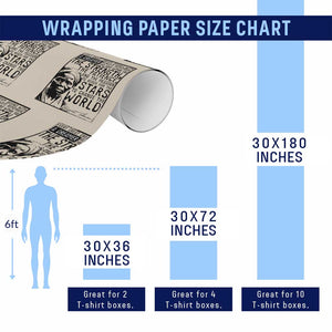 Harriet Tubman Quote Wrapping Paper Roll Black Woman History Activist TS14 Print Your Wear