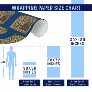 Harriet Tubman Quote Wrapping Paper Roll Strength Patience Passion To Change The World TS12 Print Your Wear