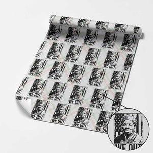 Harriet Tubman Quote Wrapping Paper Roll We Out Strong Woman TS14 Christmas Plaid Print Your Wear