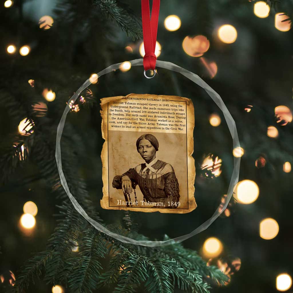 Harriet Tubman Tribute Crystal Glass Ornament Civil Rights Leader Black History Gift TS12 Print Your Wear