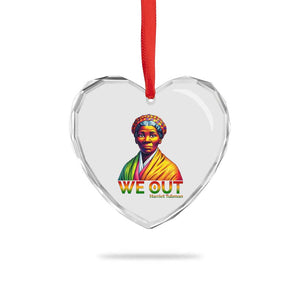 Harriet Tubman We Out Heart Crystal Glass Ornament Female Empowerment History Gift TS12 Print Your Wear