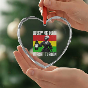 Harriet Tubman Women Leadership Heart Crystal Glass Ornament Liberty Or Death TS12 Print Your Wear