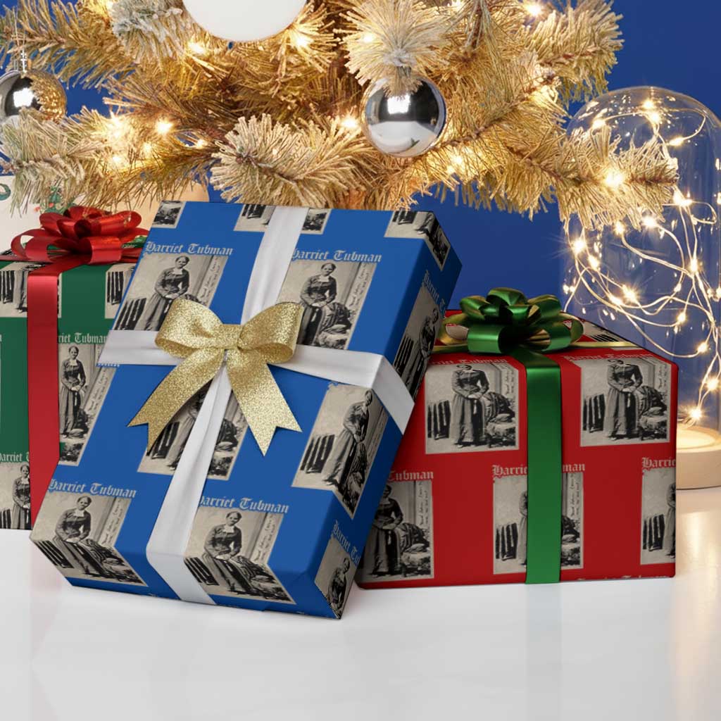 Harriet Tubman Wrapping Paper Roll Juneteenth Black History Freedom - Print Your Wear