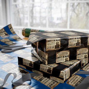 Harriet Tubman Wrapping Paper Roll Liberty Or Death Black History Legacy TS12 Black Print Your Wear