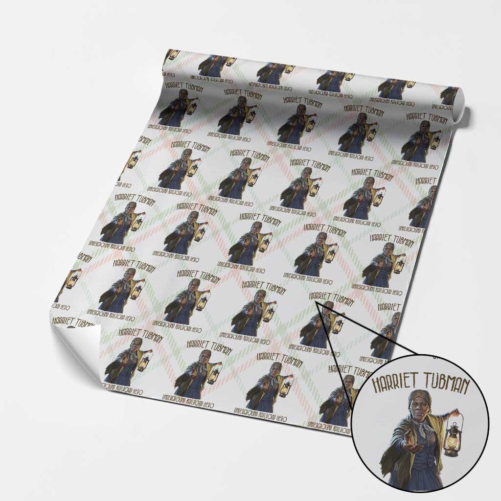 Harriet Tubman Wrapping Paper Roll Underground Railroad Hero Black History Month Gift TS12 Christmas Plaid Print Your Wear