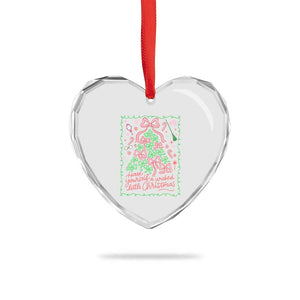Have Yourself A Wicked Little Christmas Heart Crystal Glass Ornament Funny Xmas Wizard Princess TS11 Print Your Wear