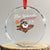 Hawaii Crystal Glass Ornament Beach Holiday Xmas Palm Tree Slay Santa TS10 Transparent Glass 3'' Circle Print Your Wear