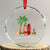 Hawaii Crystal Glass Ornament Christmas On The Beach Holiday Xmas Palm Tree TS10 Transparent Glass 3'' Circle Print Your Wear