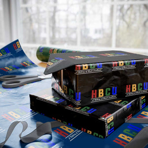 HBCU A History of Black Excellence Wrapping Paper Roll College Pride Statement Celebrating African American Achievement TS02 Black Print Your Wear