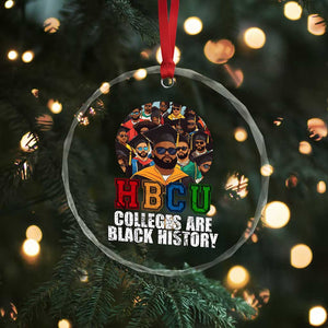 HBCU Colleges Are Black History Crystal Glass Ornament African Education - Print Your Wear