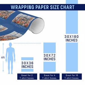 He Is Not Here He Has Risen Wrapping Paper Roll Christian Easter Religious Bible Verse TS11 Print Your Wear