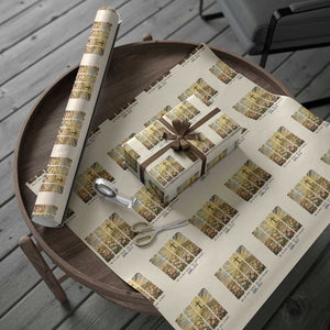 He Is Not Here He Is Risen Wrapping Paper Roll Christian Easter Bible Verse TS14 Beige Print Your Wear