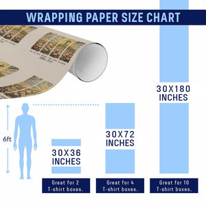 He Is Not Here He Is Risen Wrapping Paper Roll Christian Easter Bible Verse TS14 Print Your Wear