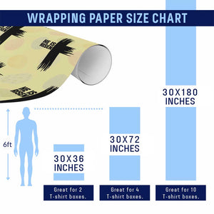 He Is Risen Wrapping Paper Roll Christian Easter Cross TS10 Print Your Wear