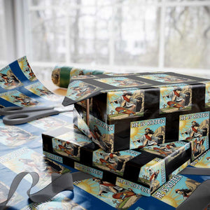 He is Rizzen Wrapping Paper Roll Funny Jesus Skateboarding Christian Meme TS10 Black Print Your Wear