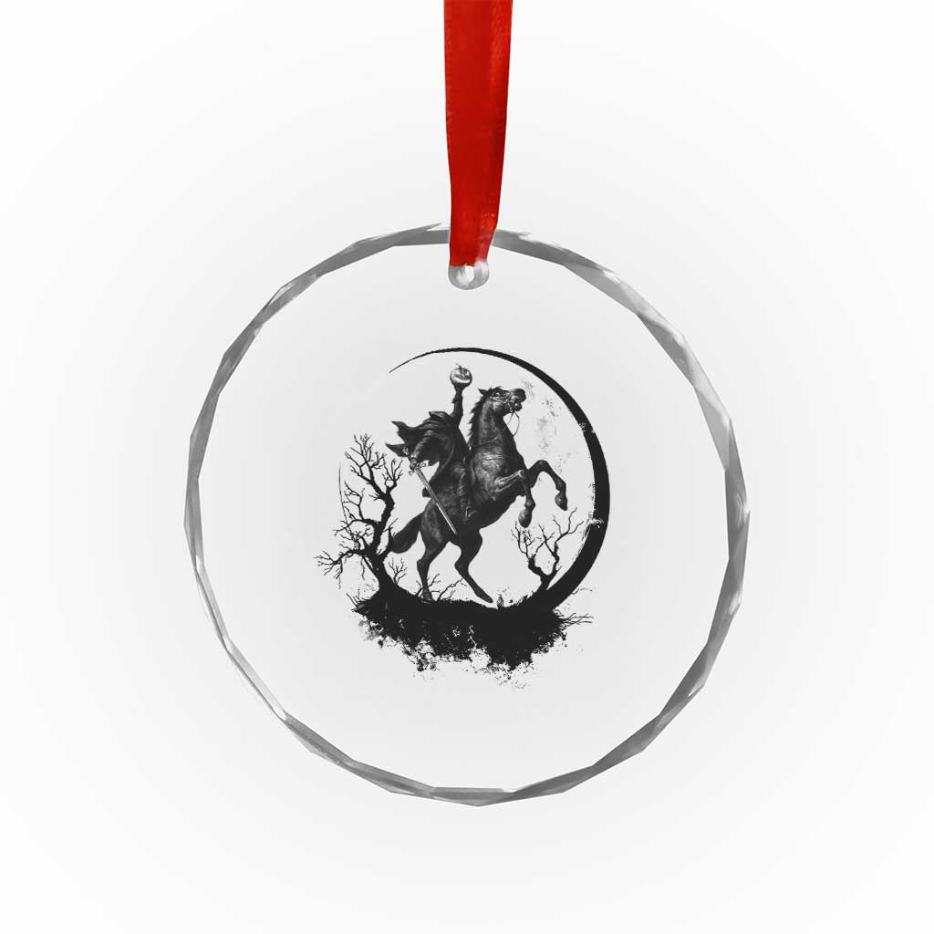 Headless Horseman Crystal Glass Ornament Retro Gothic Scary Pumpkin Moon Halloween Costume TS10 Print Your Wear