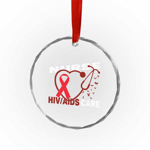 Healthcare Hero HIV AIDS Care Nurse Gift Crystal Glass Ornament TS12 Print Your Wear