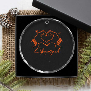 Heart Hands Showgirl Crystal Glass Ornament Girl Vintage 70's 80's Trendy Apparel TS10 Print Your Wear