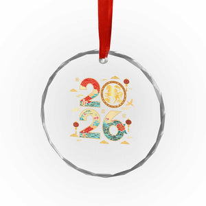 Hello 2026 Lunar New Year Crystal Glass Ornament Year of the Horse Chinese Zodiac TS10 Print Your Wear