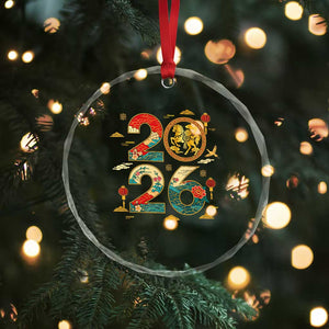 Hello 2026 Lunar New Year Crystal Glass Ornament Year of the Horse Chinese Zodiac TS10 Print Your Wear