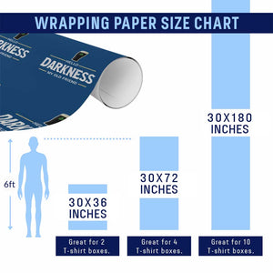 Hello Darkness My Old Friend Irish Beer Wrapping Paper Roll Funny Drinking St Patricks Day Party Shamrock TS10 Print Your Wear