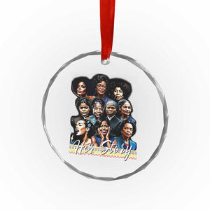 HerStory Tribute Crystal Glass Ornament Celebrating Legendary Black Women of History and Power TS02 Print Your Wear