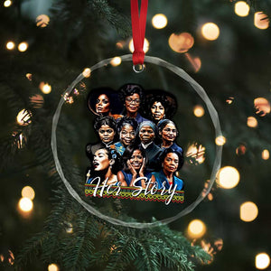 HerStory Tribute Crystal Glass Ornament Celebrating Legendary Black Women of History and Power TS02 Print Your Wear