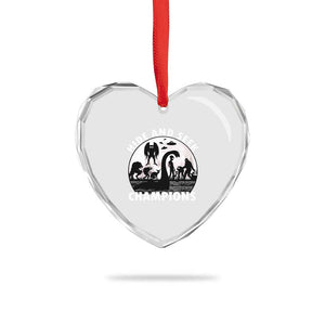 Hide And Seek Champions Heart Crystal Glass Ornament Funny Cryptid Cryptozoology TS14 Print Your Wear