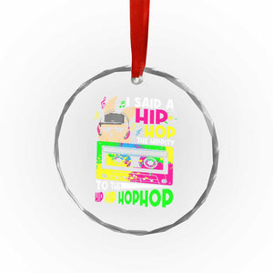 Hip Hop Easter Bunny Crystal Glass Ornament Funny Hippity Cool Rabbit Lovers Toddler TS10 Print Your Wear