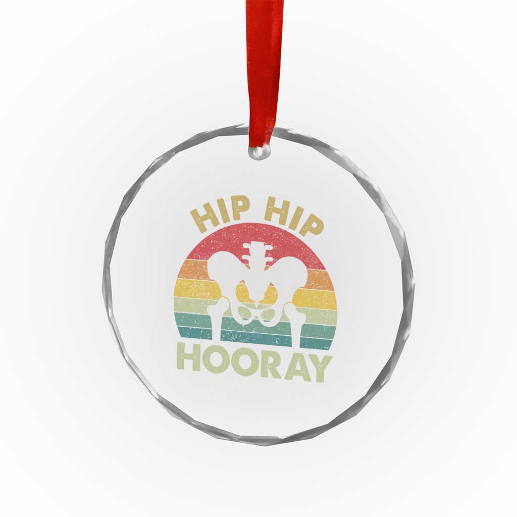 Hip Replacement Recovery Crystal Glass Ornament Get Well Soon Gifts After Surgery