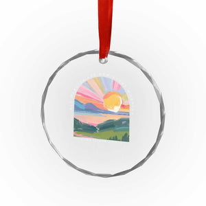 His Mercies Are New Every Morning Crystal Glass Ornament Religious Christian Bible Verse TS11 Print Your Wear
