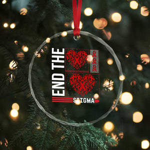 HIV Awareness End The Stigma Crystal Glass Ornament World AIDS Day Gift TS12 Print Your Wear