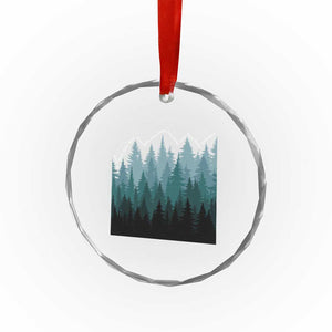 Hoa Hoa Hoa Crystal Glass Ornament Twilight Lover Pine Forest Cozy TS14 Print Your Wear