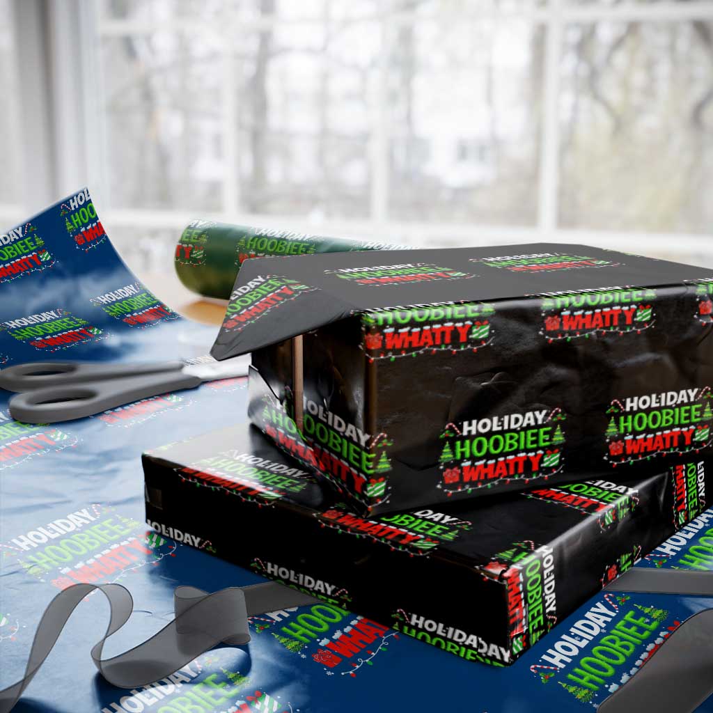 Holiday Hoobie Whatty Wrapping Paper Roll Funny Christmas Movie TS10 Black Print Your Wear