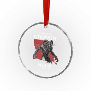 Home Of The Grunch Nola Louisiana Crystal Glass Ornament New Orleans Urban Legend TS11 Print Your Wear
