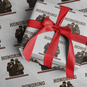 Honoring Alex Pretti ICU Nurse Tribute Support Gift Wrapping Paper Roll TS12 White Print Your Wear