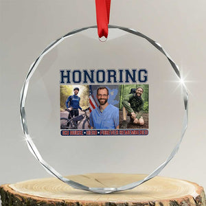 Honoring Alex Pretti Memorial Crystal Glass Ornament ICU Nurse Hero Tribute Minneapolis TS12 Transparent Glass 3'' Circle Print Your Wear
