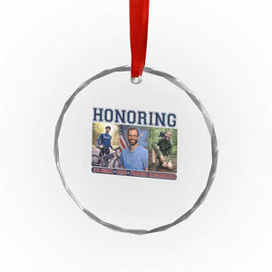 Honoring Alex Pretti Memorial Crystal Glass Ornament ICU Nurse Hero Tribute Minneapolis TS12 Print Your Wear