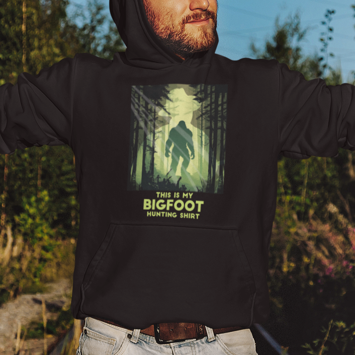 This Is My Hunting Bigfoot Sasquatch Hoodie TS09 Printyourwear