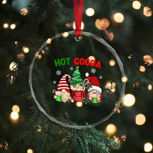 Hot Cocoa Gnomes Drink Hot Chocolate Watch Xmas Movies Crystal Glass Ornament TS09 Print Your Wear