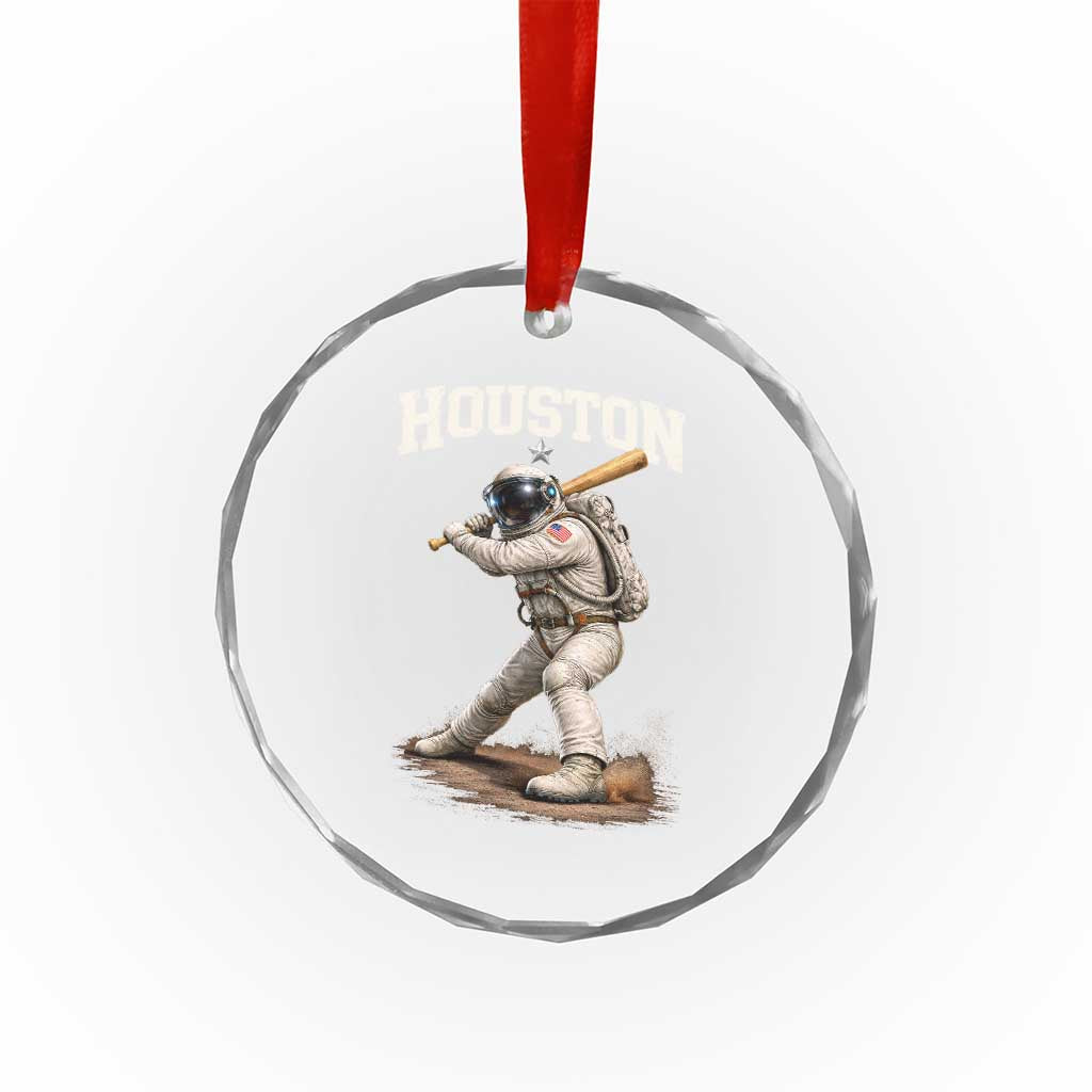 Houston Astronaut Baseball Player Crystal Glass Ornament Clutch City TS10 Print Your Wear