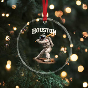 Houston Astronaut Baseball Player Crystal Glass Ornament Clutch City TS10 Print Your Wear