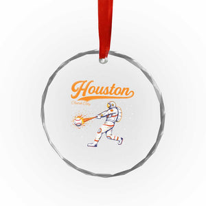 Houston Clutch City Crystal Glass Ornament Astronaut Baseball Player In Space TS10 Print Your Wear