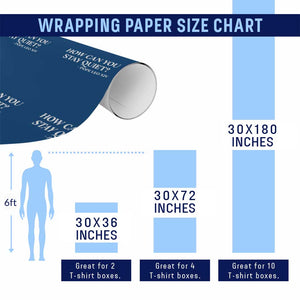 How Can You Stay Quiet Pope Leo XIV Quote Wrapping Paper Roll Inspirational Religious Courage Statement TS02 Print Your Wear